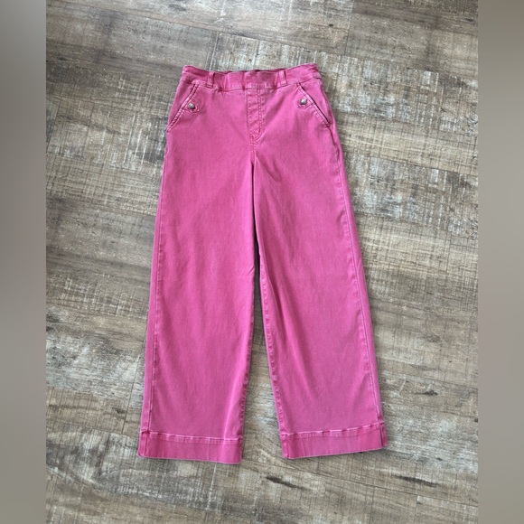 Spanx Stretch Cropped Pant- Wild Rose size medium - Picture 3 of 7